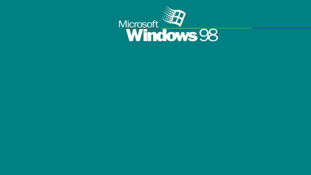 Minimal Windows 98 Wallpaper HD.
