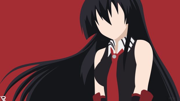 Minimalist Akame Ga Kill Wallpaper HD.