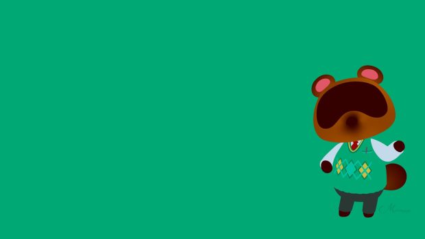 Minimalist Animal Crossing Background HD.