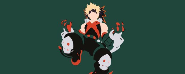 Minimalist Bakugou Wallpaper HD.