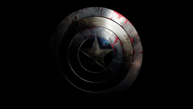 Minimalist Captain America Wallpaper HD.