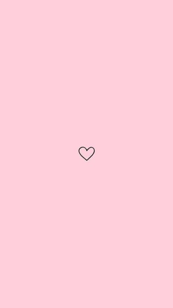 Minimalist Cute Aesthetic Wallpaper Pink HD.