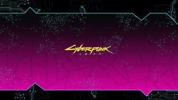 Minimalist Cyberpunk Wallpaper 4K HD.