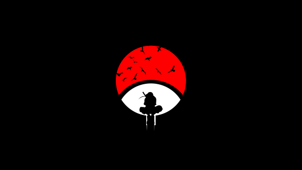 Minimalist Itachi Uchiha Wallpaper HD.