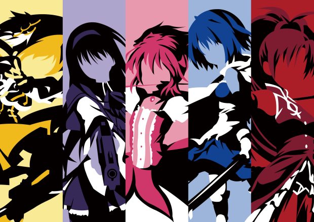 Minimalist Madoka Magica Wallpaper HD.