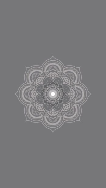 Minimalist Mandala Wallpaper HD.