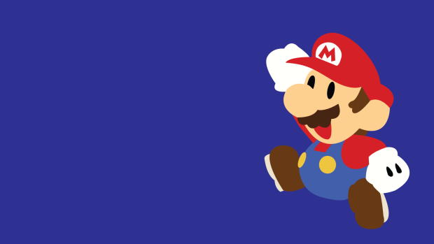 Minimalist Mario Background HD.