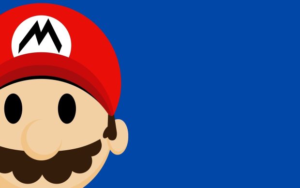 Minimalist Mario Wallpaper HD.