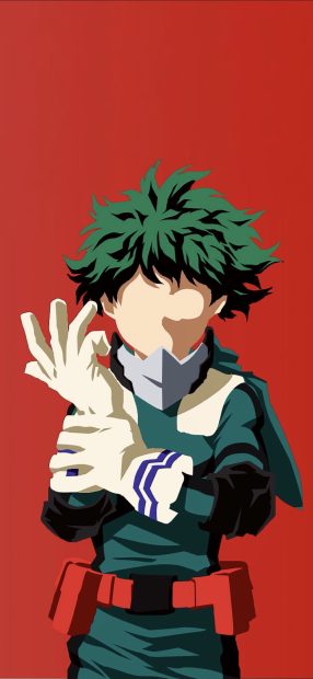 Minimalist My Hero Academia Phone Wallpaper HD.