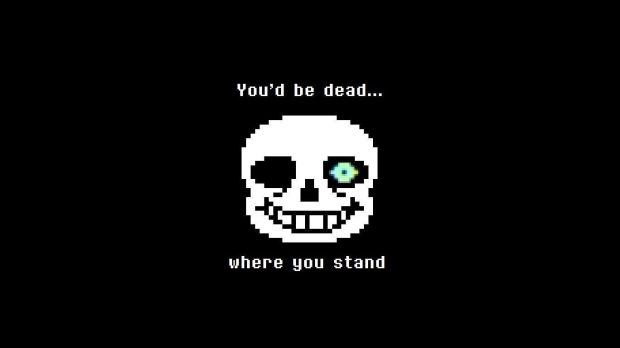 Minimalist Sans Undertale Wallpaper HD.