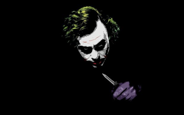 Minimalist The Joker Wallpaper HD.