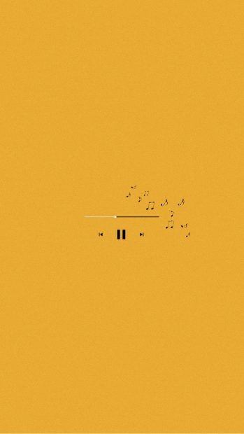 Minimalist Yellow Aesthetic Wallpaper.