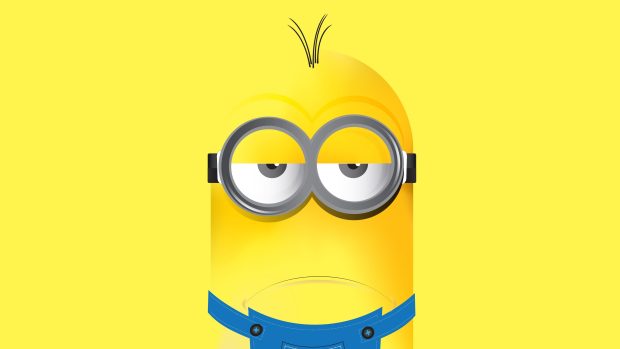 Minion Cute Cartoon Background.