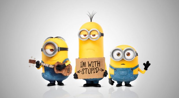 Minion Cute Cartoon Wallpaper HD.