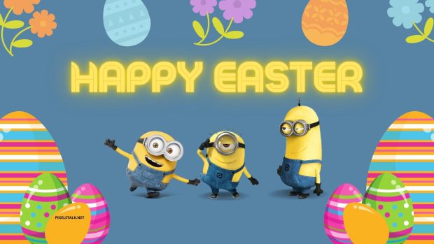 Minion Easter Wallpaper Happy Easter.