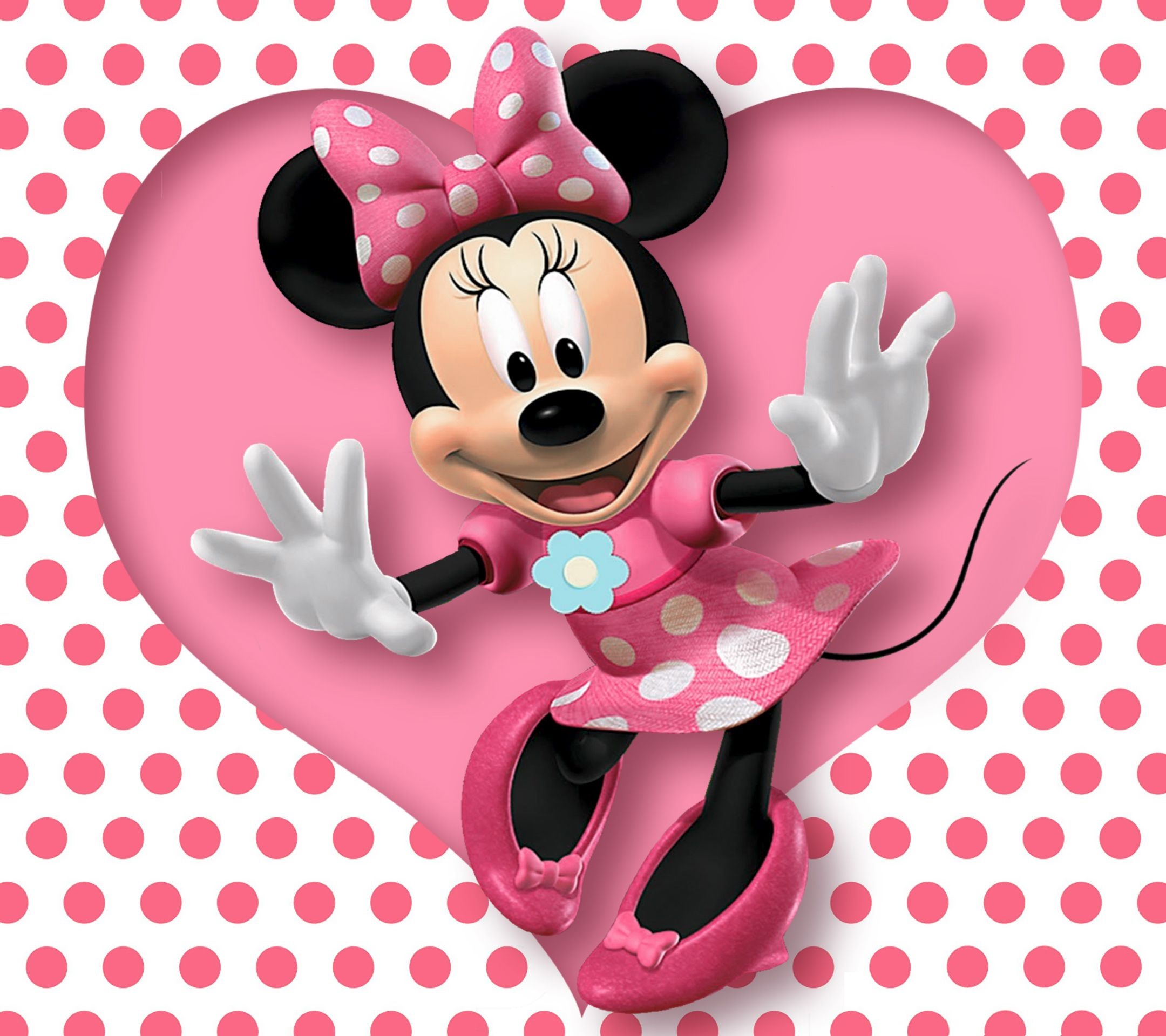 HD wallpaper Minnie Mouse wallpaper heart pink cartoon disney purple   Wallpaper Flare