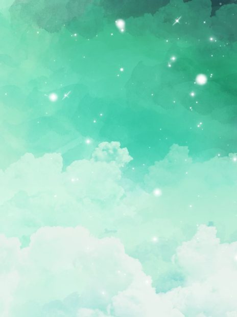 Mint Blue Aesthetic Wallpaper HD.