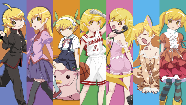 Monogatari Desktop Wallpaper.