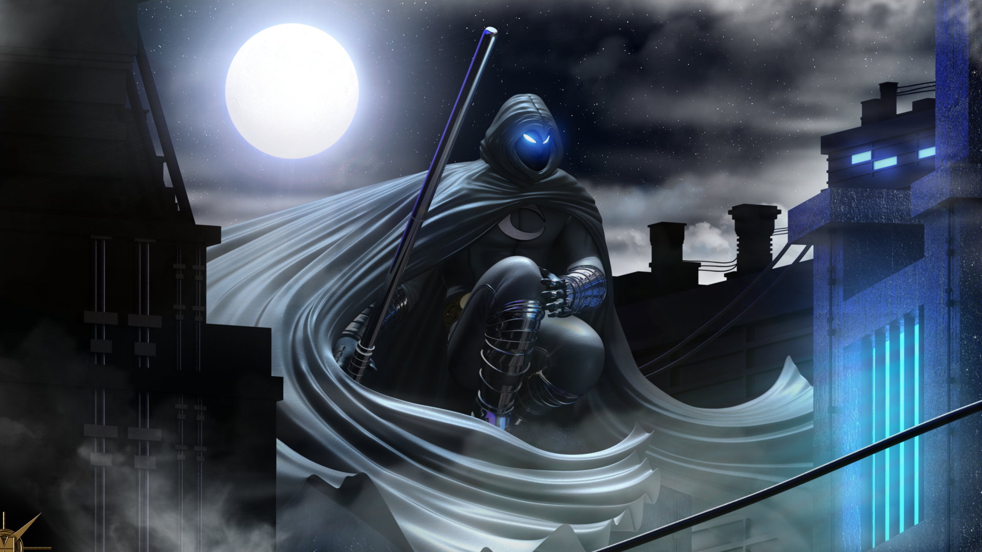 Marvel Moon Knight HD wallpaper  Peakpx