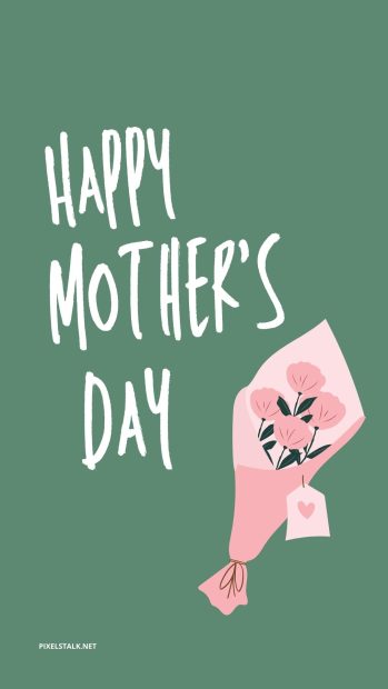 Mothers Day Wallpaper Minimalist Background.
