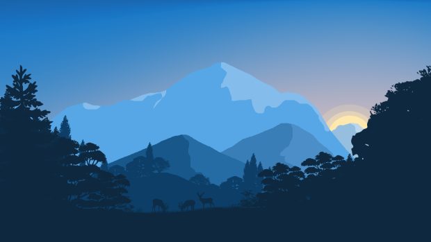 Mountain Minimalist Wallpapers HD.