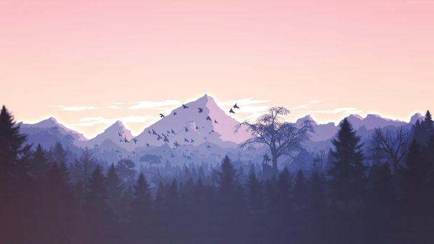 Mountains Wallpaper Computer.