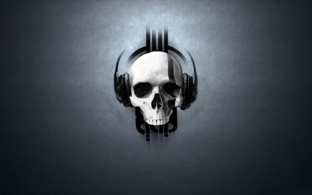 Music Skulls Wallpaper HD.