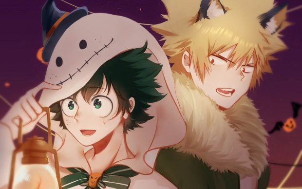 My Hero Academia Halloween Wallpaper Free Download.