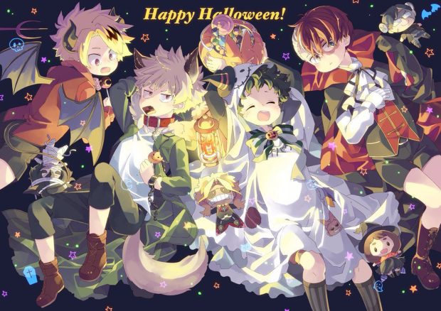 My Hero Academia Halloween Wallpaper HD.