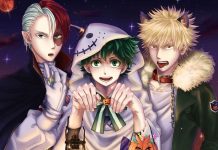 My Hero Academia Halloween Wallpaper HD Free download.