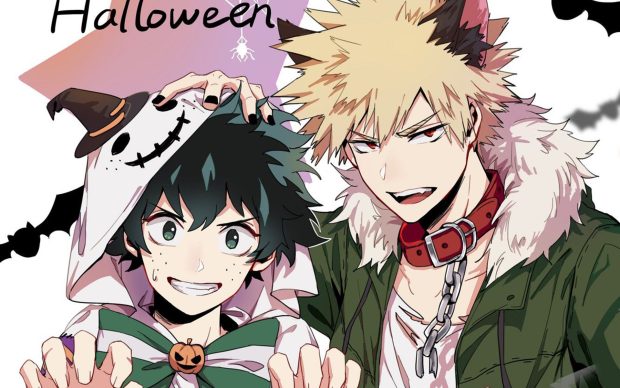 My Hero Academia Halloween Wallpaper for Windows.