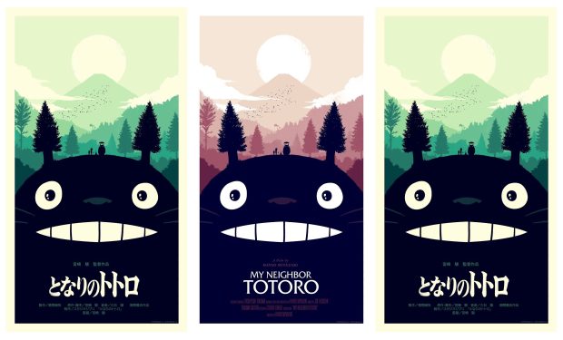 My Neighbor Totoro Aesthetic Wallpaper HD.