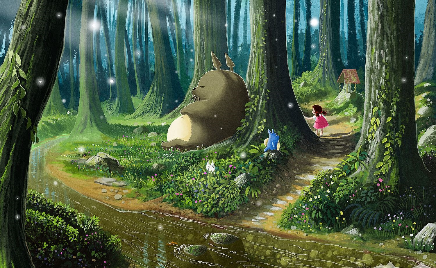 My Neighbor Totoro Wallpapers Hd Free Download Pixelstalk Net