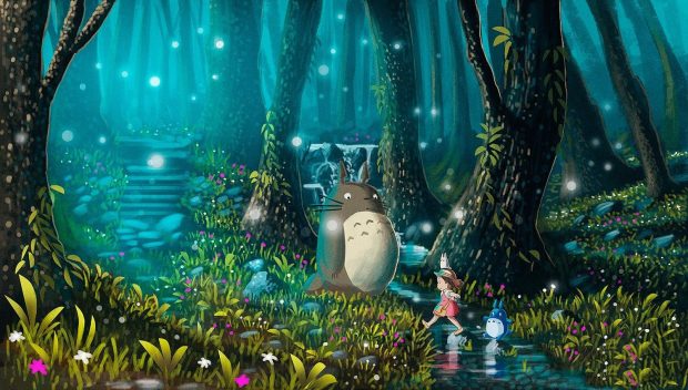 My Neighbor Totoro Wallpaper HD Free download.