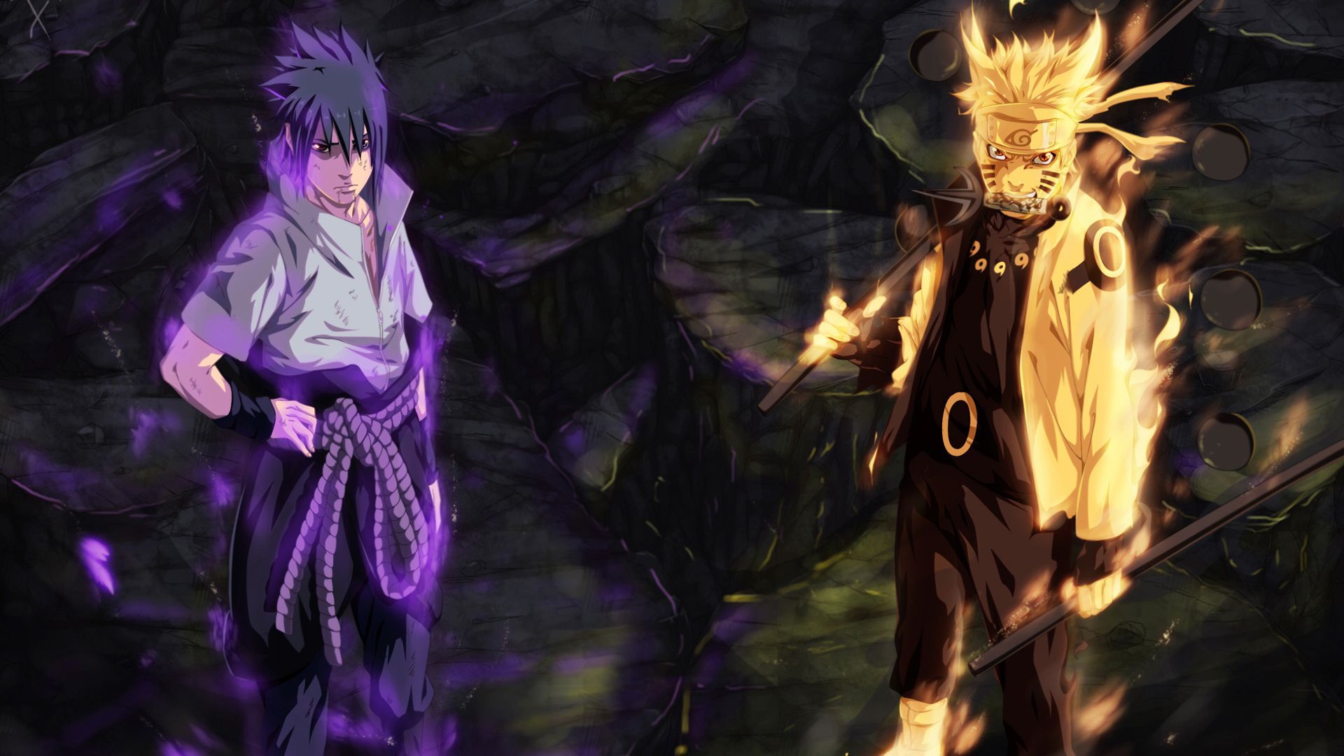 Naruto And Sasuke Wallpapers Hd For Desktop Pixelstalk Net