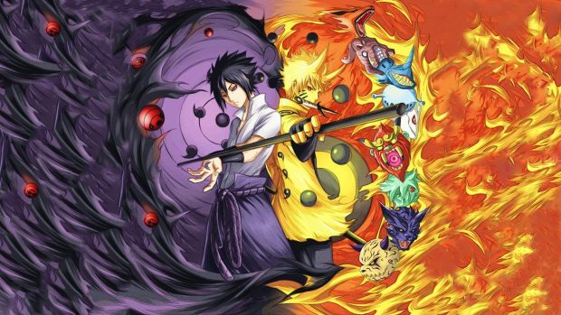 Naruto And Sasuke Wallpaper HD Free download.