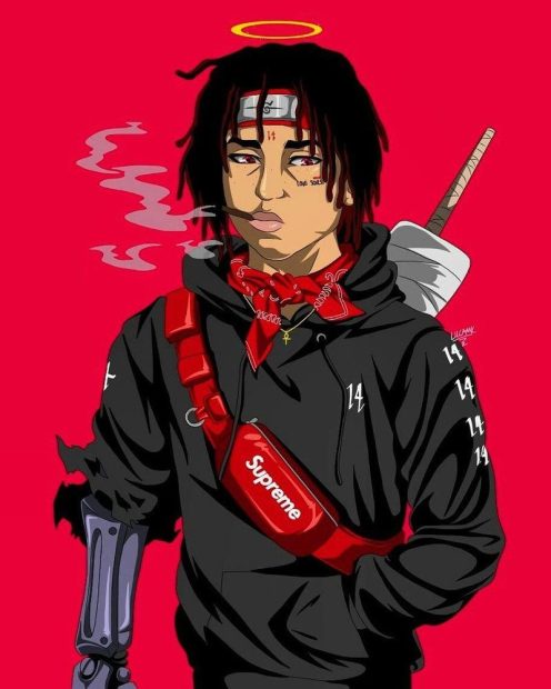 Naruto Trippie Redd Wallpaper HD.