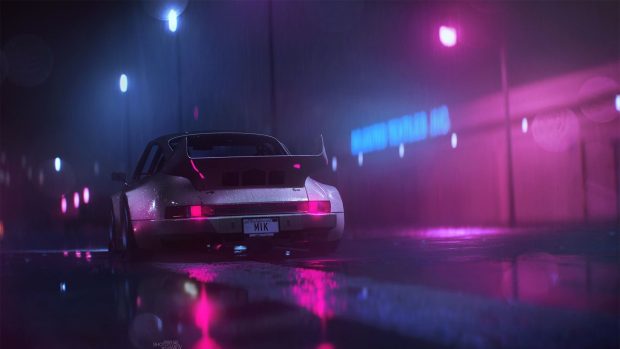 Neon 80s Background HD.