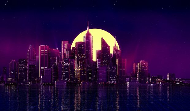 Neon City Wallpaper Free Download.