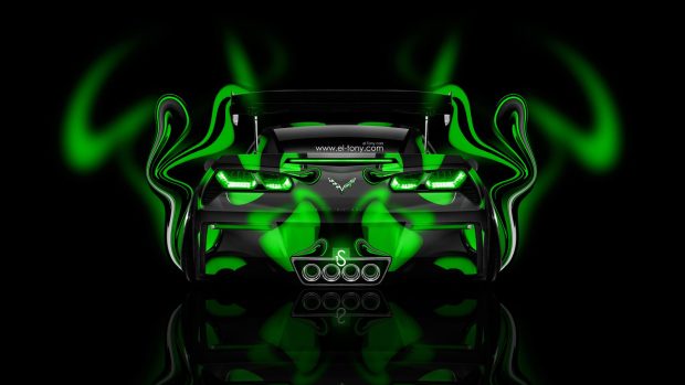Neon Green Wallpaper HD 1080p.