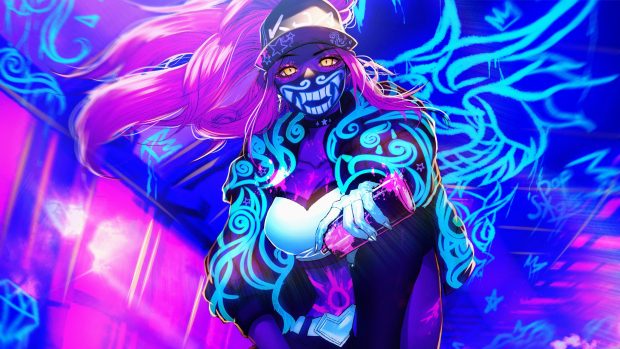 Neon KDA Wallpaper HD.