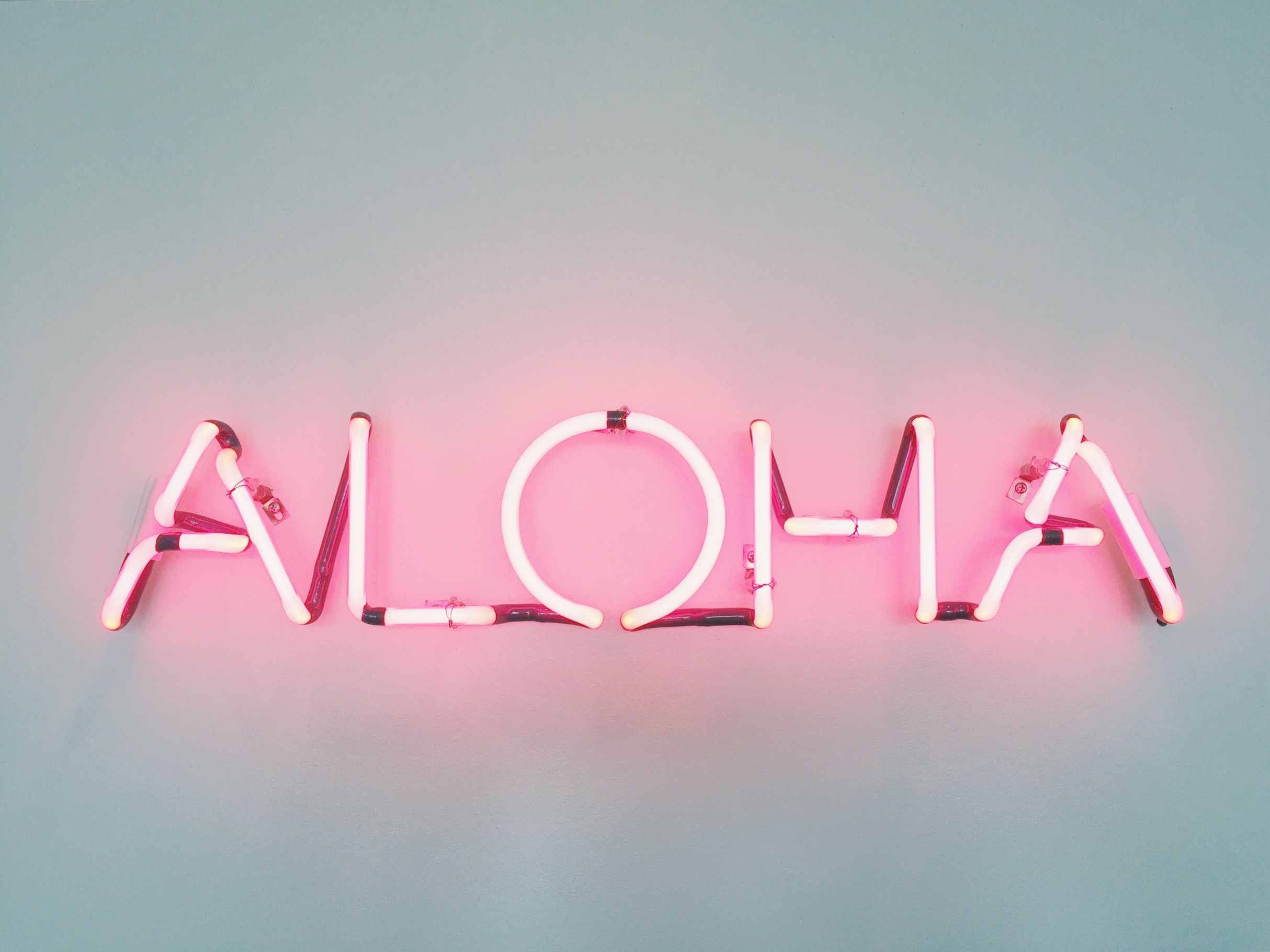 Neon Pink Aesthetic Wallpaper Laptop HD. 