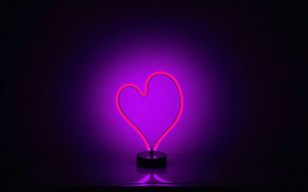 Neon Purple Aesthetic Background.