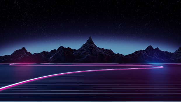 Neon Wallpaper 4K Desktop.