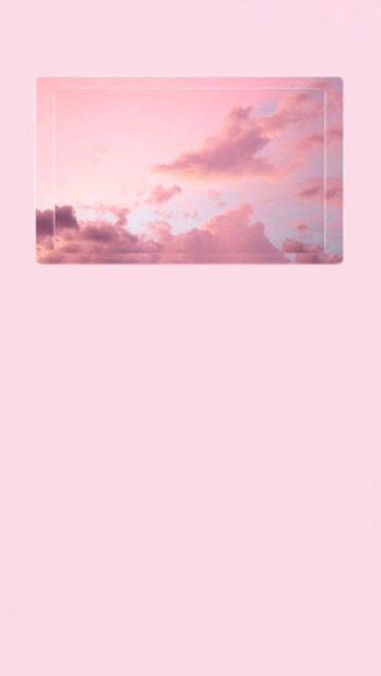 New Aesthetic Wallpaper Pink Background.