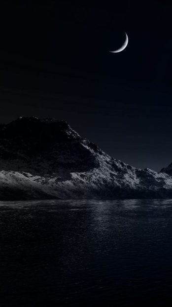 New Black Aesthetic Wallpaper HD Moutain.