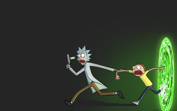New Cool Rick and Morty Background.