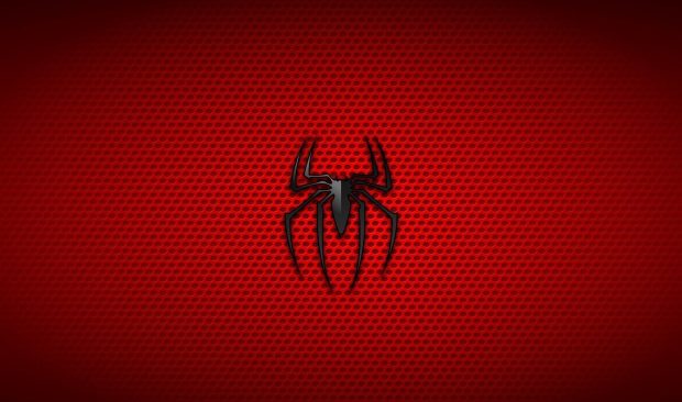 New Cool Spiderman Wallpaper HD Black Logo.
