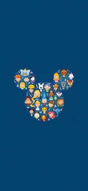 New Cute Blue Wallpaper HD Disney.