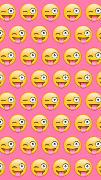 New Cute Emoji Background.